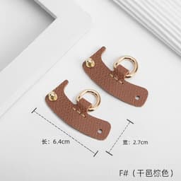 image-Longchamp Mini Bag Strap - Cognac Brown Leather