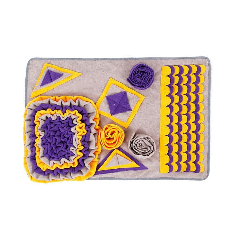 image-Dolemi Colored Pet Sniffing Pad Puzzle Slow Food Training Dog Toy Tibetan Food Relieves Boredom Outdoor Pet Supplies