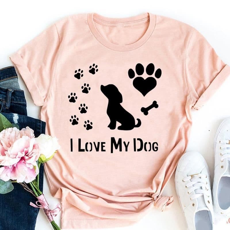 image-Cute Cat Print T-Shirt - Milk Silk 5XL Short Sleeve