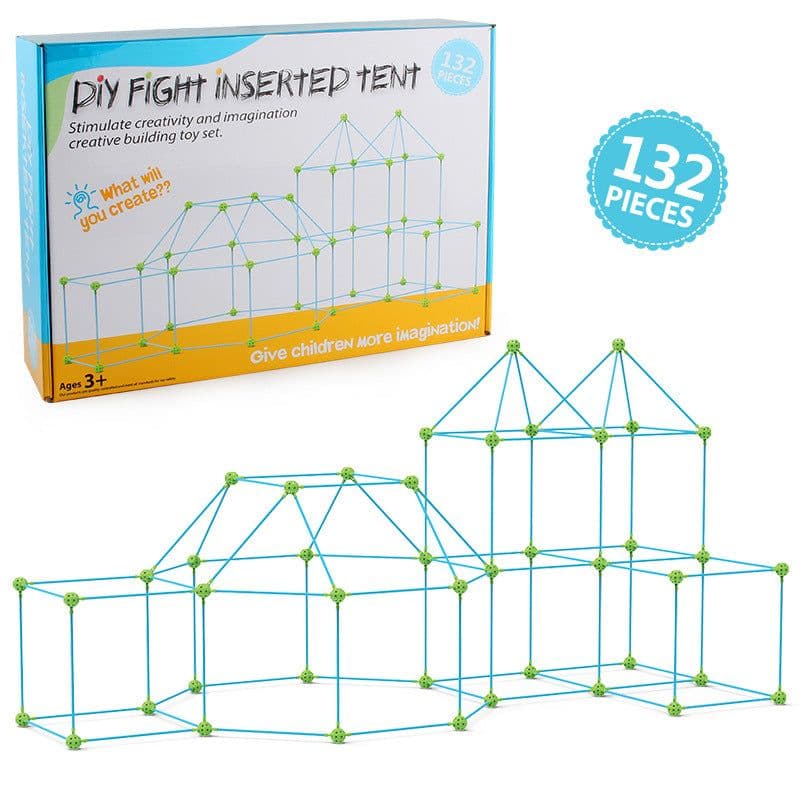 image-Cheng Ke Kids Tent Castle 132PC DIY Beads