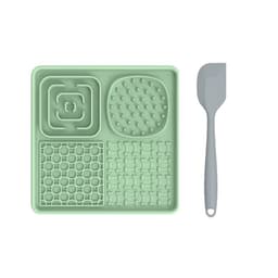 image-Pet Licking Mat - Blue Silica Gel Slow Feed Placemat, Gift (60 characters)