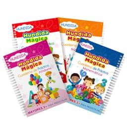 image-Cross-border Spanish version of children's groove calligraphy practice book, pen control training, magic practice copybook and red tracing book