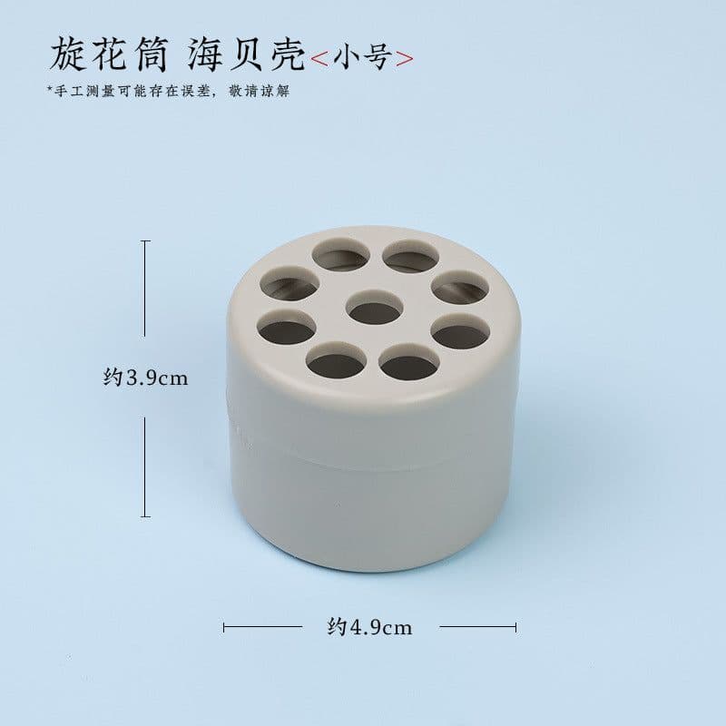 image-Plastic Transparent Kenzan Flower Arrangement Base
