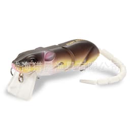 image-Hunting House Lumino 3D Bionic Mouse Knotty Fish 85mm 17g Super Realistic Swimming Style Blackfish Perch