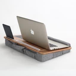 image-Wooden Lap Desk - Brown Large Adjustable