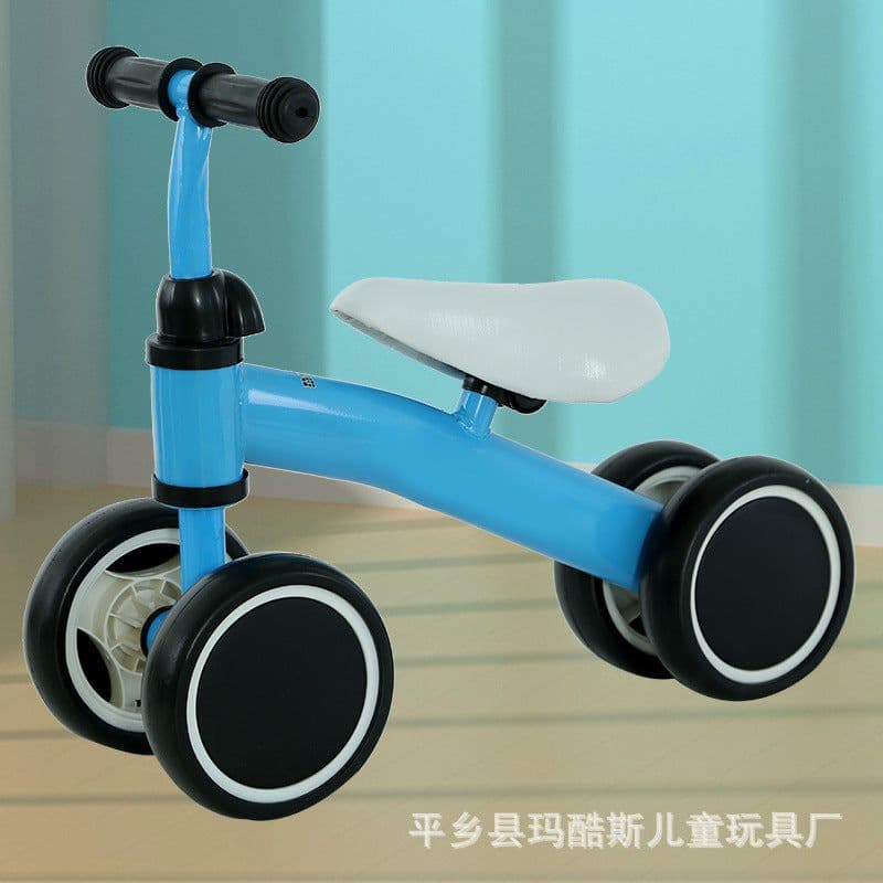 image-Children's Balance Car Walker - 1-3 Years Pedal-Free Scooter - Red/Blue/Pink/White