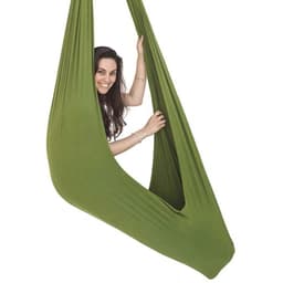 image-Kids Elastic Hammock - Indoor/Outdoor Swing - Sensory Yoga Hammock - Orange 280*150