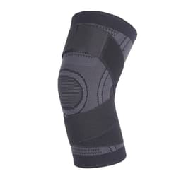 image-Basketball Knee Pads - Black Orange Pressurized Adult