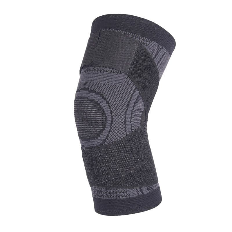 image-Basketball Knee Pads - Black Orange Pressurized Adult