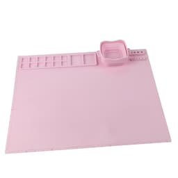 image-Tingfeng Silicone Art Painting Pad Set - Easy Wash Drawing Board with Palette