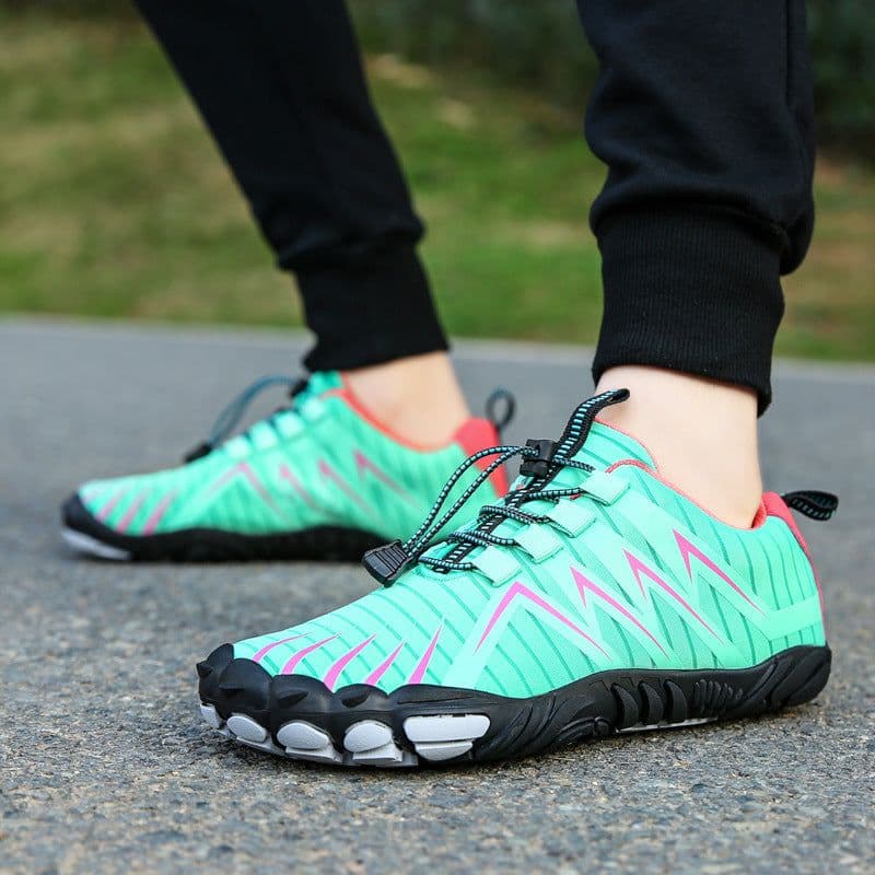 image-Outdoor Hiking Shoes Men Women Trail Running Pink Black