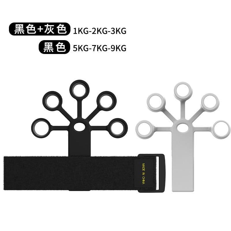 image-Silicone Finger Trainer - Grip Strength Exercise