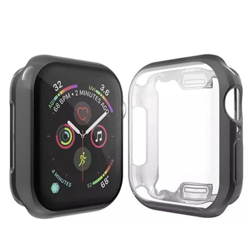 image-Suitable for Apple TPU electroplating case protective case apple iwatch6 5 all-inclusive protective cover Apple watch case