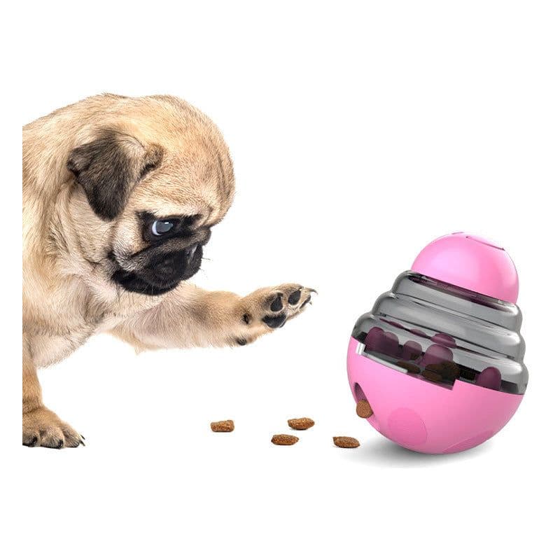 image-Pet Products Factory Wholesale Company New Dog Biting Toys Tumbler Feeder Leaky Eating Ball