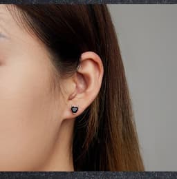 image-Silver 925 Zircon Earrings & Necklace Set - Clavicle Chain, Women's Jewelry