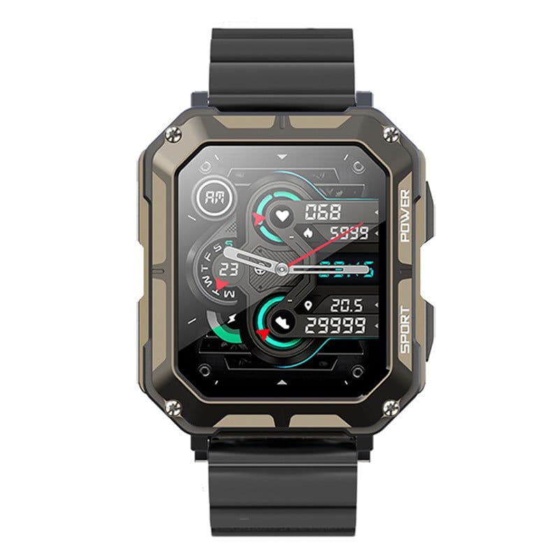 image-C20PRO Bluetooth Smart Watch - Heart Rate Monitor, Sports, Orange