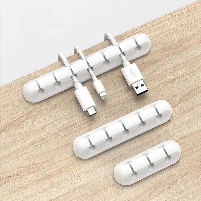 image-Desktop charging data cable silicone cable organizer