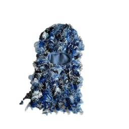 image-Camouflage Knitted Balaclava Hat - Polyester Coffee