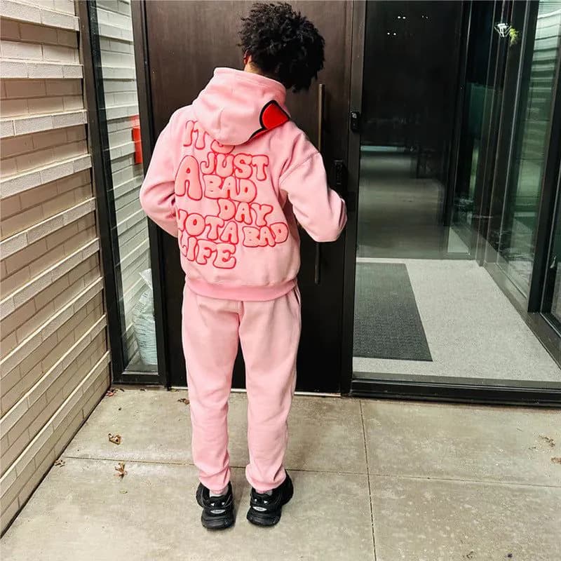 image-2023 Y2K Love Letter Print Hooded Sweatshirt - Trendy Pullover