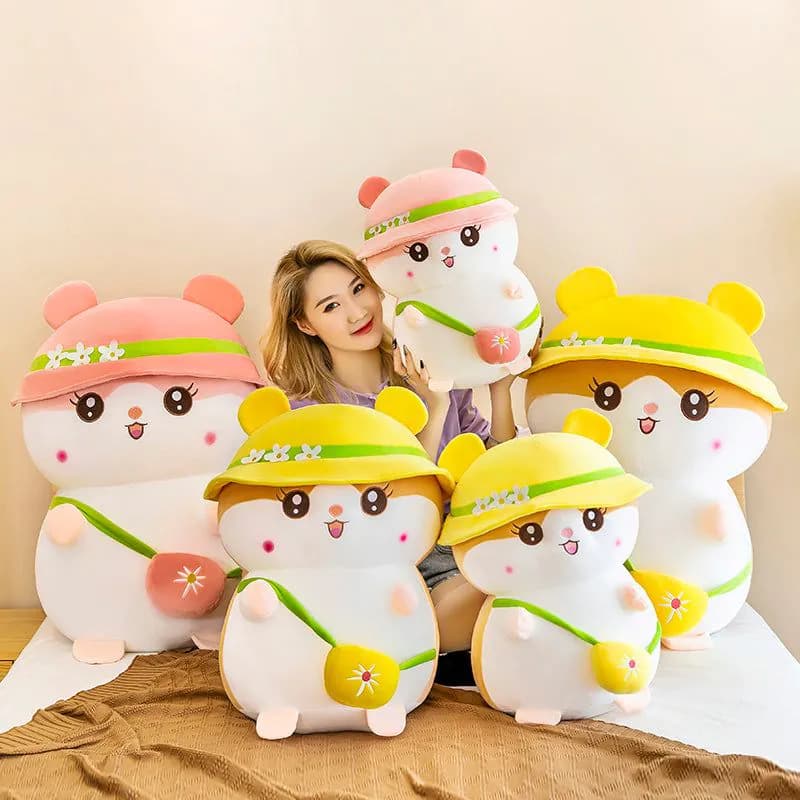 image-Yellow Hamster Plush Toy