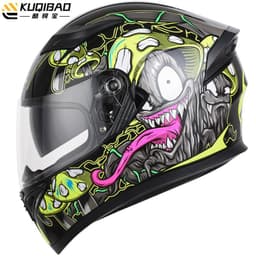 image-Coolqibao Motorcycle Full-Face Helmet Bluetooth XXL Gray
