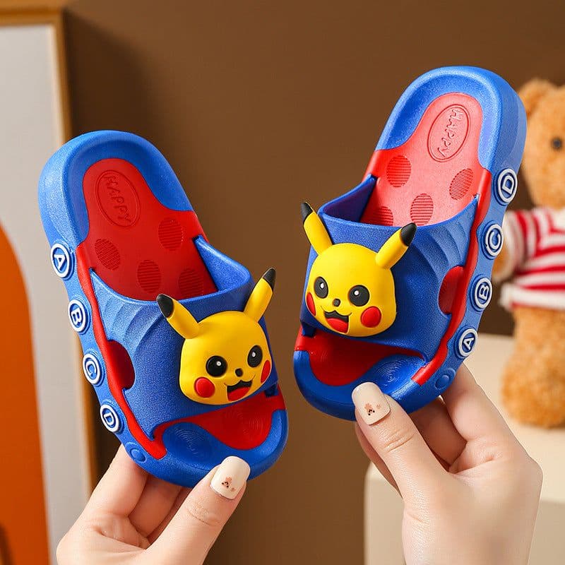image-Hanzhai Children's Slippers - Sapphire Cartoon Animal