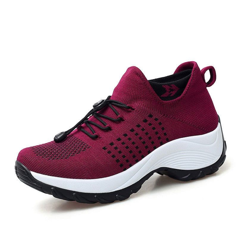 image-Women's Flyweave Casual Shoes Black Size 45