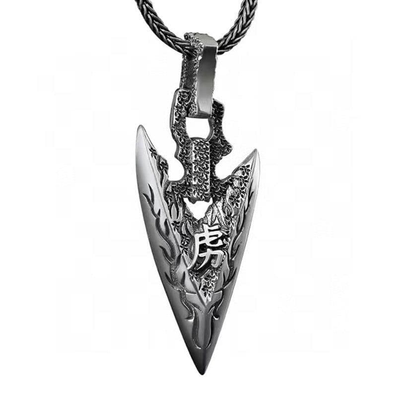 image-S925 Sterling Silver Pendant - Men's Geometric