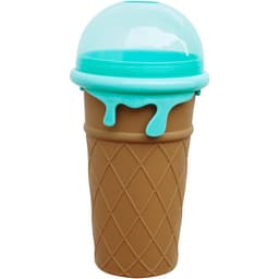 image-Silicone Pinch Cup - Blue 500ml Smoothie
