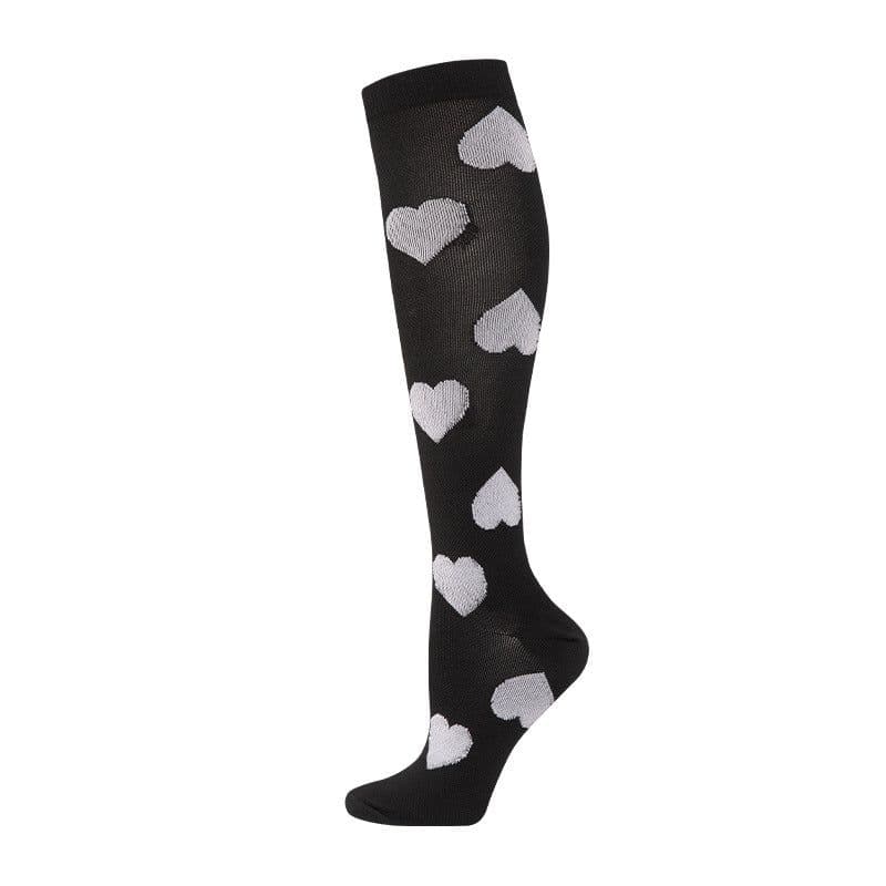 image-Max sports calf socks women's running and skipping high tube muscle energy compression socks summer long tube pressure socks wholesale