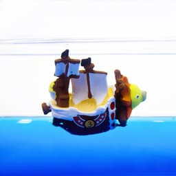 image-Drifting Bottle Boat - Resin Nautical Model Decoration