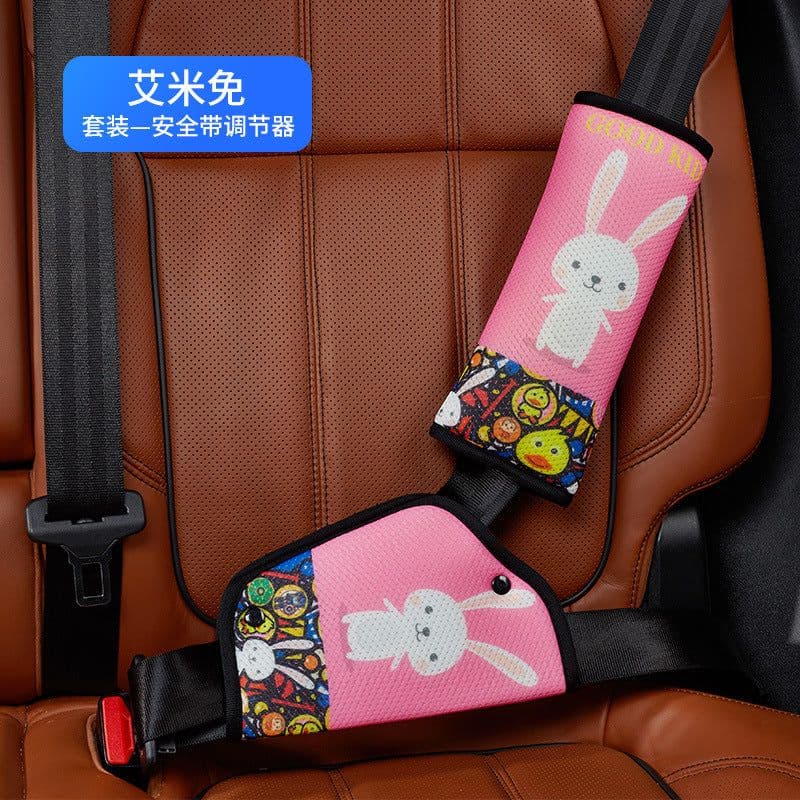 image-Child Seat Belt Safety Cover - Simple Protective Car Seat Belt Shoulder Fixer