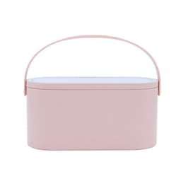 image-LED Vanity Mirror Storage Box - White Multifunctional Beauty Light Portable