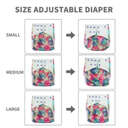 image-Happyflute Cloth Diaper - Waterproof, Anti-Leakage, One Size Fits All