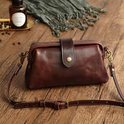 image-Turn Around the Mountain Women's Doctor Bag - Coffee Leather
