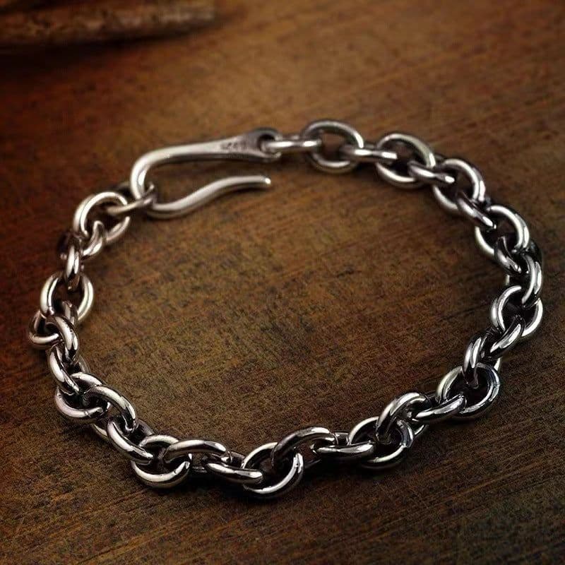 image-Ring Buckle Bracelet - Retro Copper Unisex