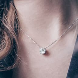 image-E-Manco Light Yellow Titanium Steel Necklace - Rose Gold Stainless Steel Cross Chain