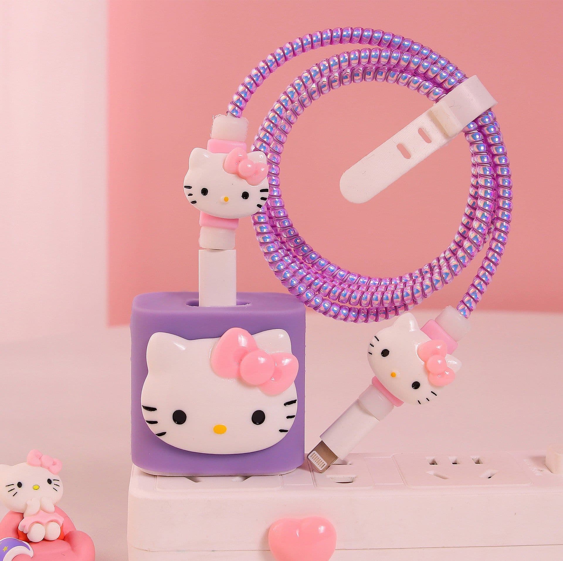 image-Girl's heart is suitable for Apple data cable protective cover ~ 20w mobile phone 11 charger head iphone13 shell ipad12