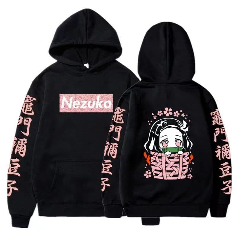image-Men's & Women's Anime Hooded Hoodie - Large Size