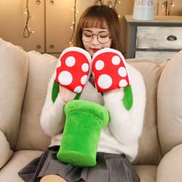 image-slippers warm home cute cotton shoes one piece dropshipping