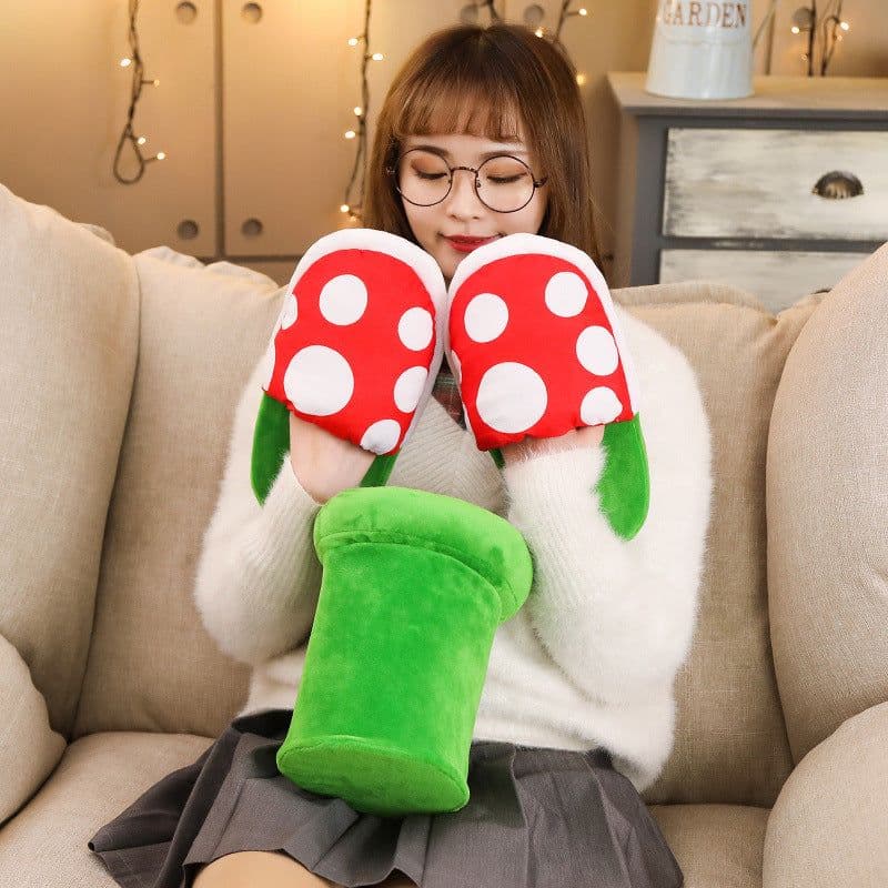 image-slippers warm home cute cotton shoes one piece dropshipping