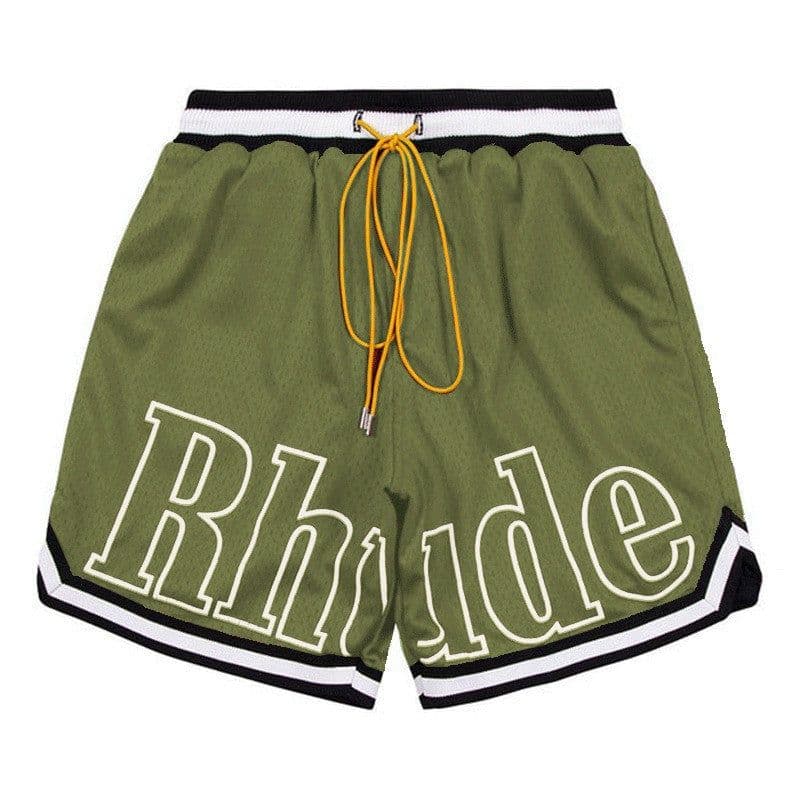 image-Men's Shorts Navy Blue Cotton Blend Breathable XXXL