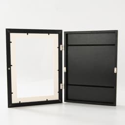 image-Popular A4 Magnetic Flip Photo Frame - Kids Art Storage Two-Part Graffiti Stand (70 characters)