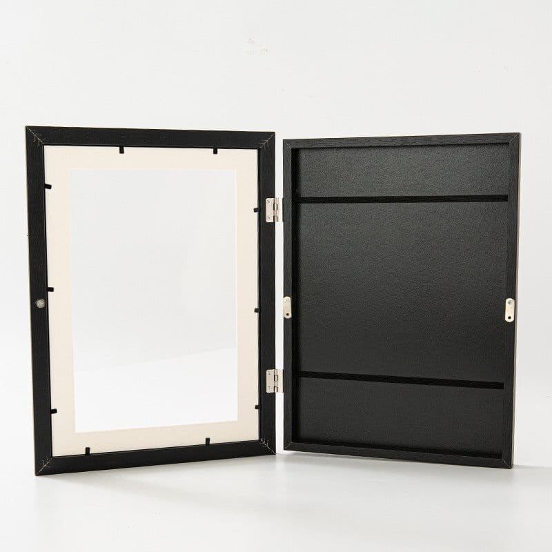 image-Popular A4 Magnetic Flip Photo Frame - Kids Art Storage Two-Part Graffiti Stand (70 characters)