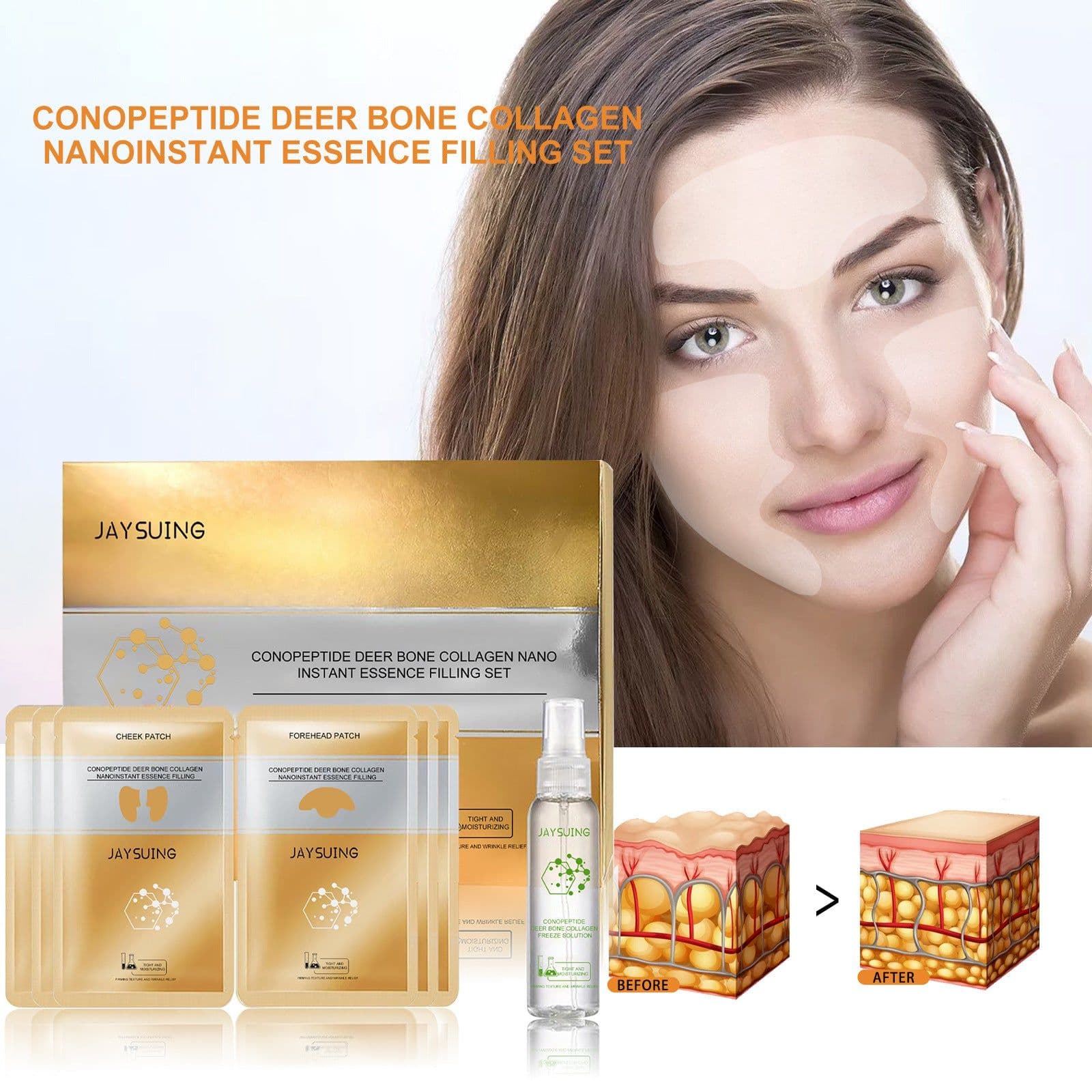 image-Jaysuing Cono Peptide Collagen Essence Set Anti-Aging Moisturizer