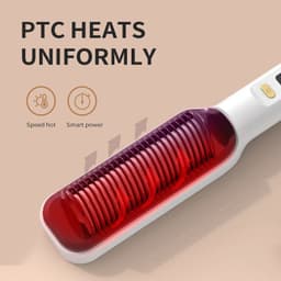 image-Hot Selling LCD Hair Straightener Comb - Ionic