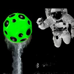 image-Bouncy Moon Shape Sensory Fidget Ball - Stress Relief Toy for Adults & Kids