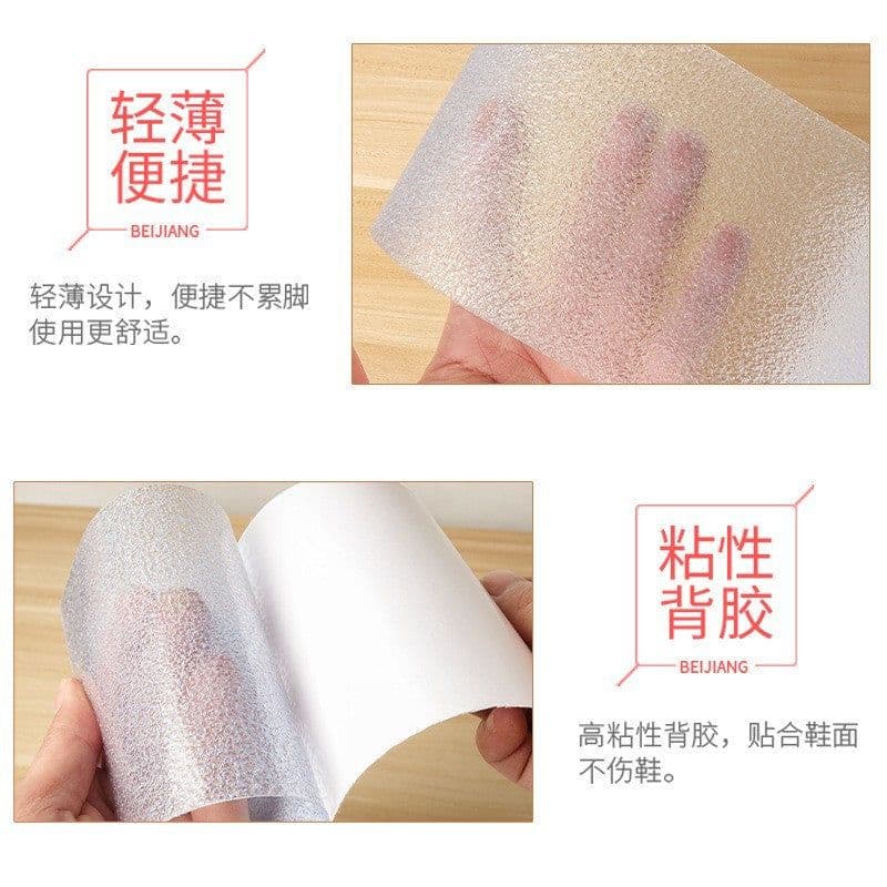 image-Sole anti-slip stickers PEVA anti-slip tape transparent rubber anti-slip mat sports shoes protection anti-slip wear-resistant rubber pad stickers