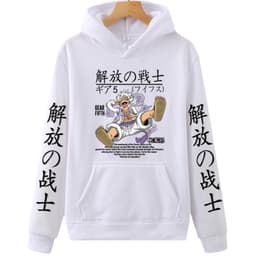 image-Cheers Anime Luffy Hoodie Sweatshirt - Yellow, 4XL, Long Sleeve, Spring/Autumn