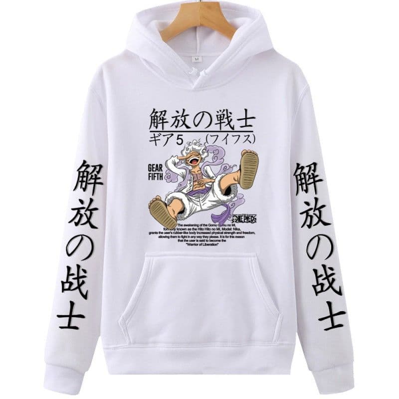 image-Cheers Anime Luffy Hoodie Sweatshirt - Yellow, 4XL, Long Sleeve, Spring/Autumn
